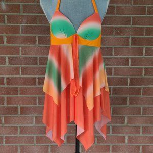 Vibrant two piece swim suit